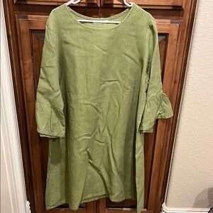 Elegant Green Women's Dress